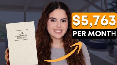 Easy Side Hustle: Make $5,763 a Month Selling Blank Books on Amazon