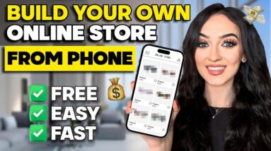 How I Built My Online Store From My Phone in 2024