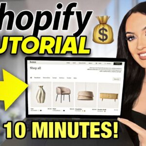 How to Design a Shopify Store in 10 Minutes & MAKE MONEY (STEP BY STEP)