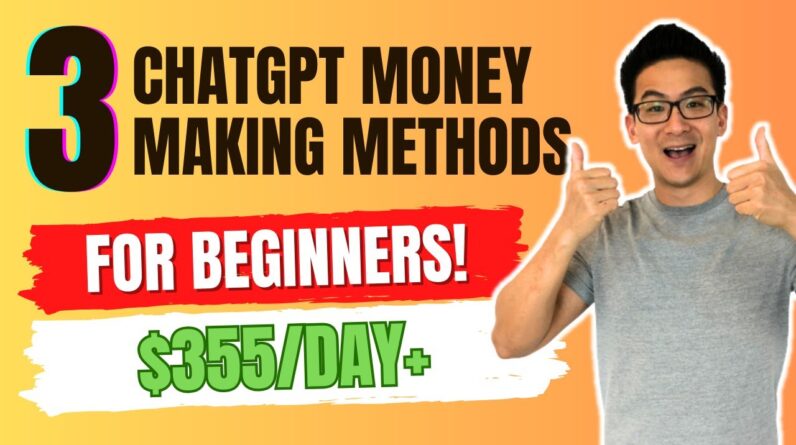 How To Make Money With ChatGPT In 2024 For Beginners! ($355/Day)...