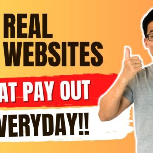 5 Real Websites That Will Payout Everyday! (Easy Work From Home For Beginners)...