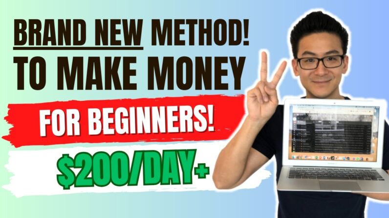 Brand New EASY Way To Make Money Online For Beginners In 2024! ($200/Day)