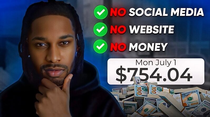 The Easiest $319 I Ever Made In Affiliate Marketing - No Social Media, No Investment, No Website